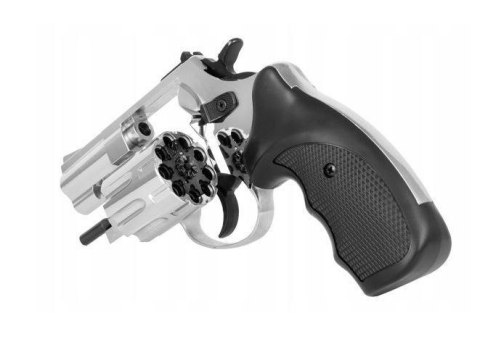 Rewolwer hukowy alarmowo sygnałowy ZORAKI R1-K6L BAS lufa 2,5" kal. .22 Long Blank chrom błysk (R1256MNP-BAS) Rewolwer hukowy alarmowo sygnałowy ZORAKI R1-K6L BAS lufa 2,5" kal. .22 Long Blank chrom błysk (R1256MNP-BAS)
