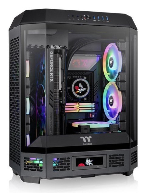 Obudowa Thermaltake The Tower 600 Midi Tower czarna retail Obudowa Thermaltake The Tower 600 Midi Tower czarna retail
