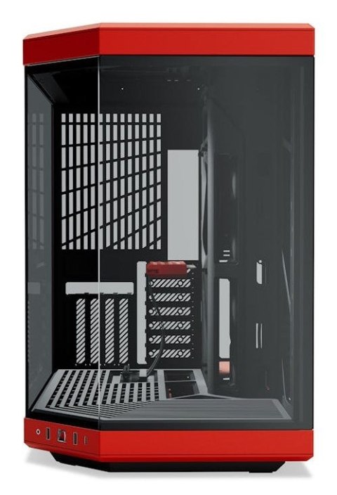 HYTE Y70 Midi Tower Czarny, Czerwony HYTE Y70 Midi Tower Czarny, Czerwony