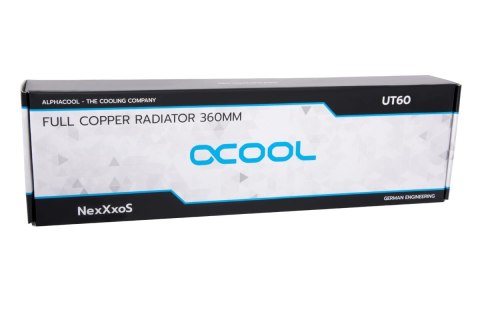 Grzejnik dwuprzepływowy Alphacool NexXxoS UT60 Full Copper - 360mm Grzejnik dwuprzepływowy Alphacool NexXxoS UT60 Full Copper - 360mm
