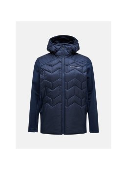 Kurtka hybrydowa Peak Performance Elevate Liner Hybrid Hood - blue shadow