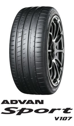 Opona osobowa Advan Sport V107 YOKOHAMA Letnia RPB XL etykiety: opory toczenia - A, przyczepność na mokrej nawierzchni - B, hała