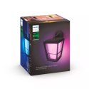HUE Econic czarny oprawa ścienna kinkiet LED 15W 2000-6500K 1150LM RGB WCA IP44 aluminium/szkło