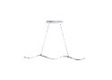 Lampa sufitowa LED Activejet AJE-SARA, srebrna, światło neutralne białe, 1690 lm.