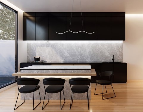 Lampa sufitowa LED Activejet AJE-SARA, srebrna, światło neutralne białe, 1690 lm. Lampa sufitowa LED Activejet AJE-SARA, srebrna, światło neutralne białe, 1690 lm.