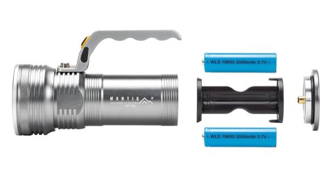 MONTIS ALUMINIOWA RĘCZNA LATARKA AKUMULATOROWA LED MT154 MONTIS ALUMINIOWA RĘCZNA LATARKA AKUMULATOROWA LED MT154