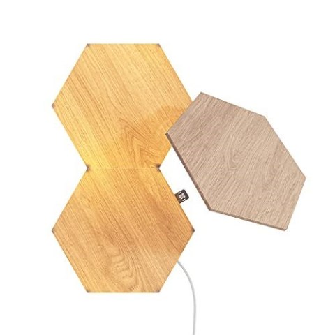 Nanoleaf Elements Wood Look Hexagons Expansion Pack (3 panele) Nanoleaf Elements Wood Look Hexagons Expansion Pack (3 panele)