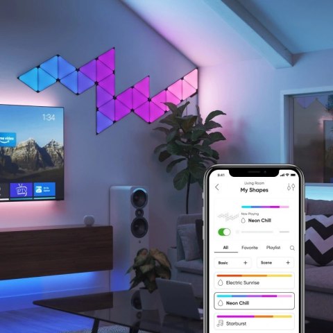 Nanoleaf Shapes Juodas Triangles Expansion Pack (3 panels) Nanoleaf Shapes Juodas Triangles Expansion Pack (3 panels)