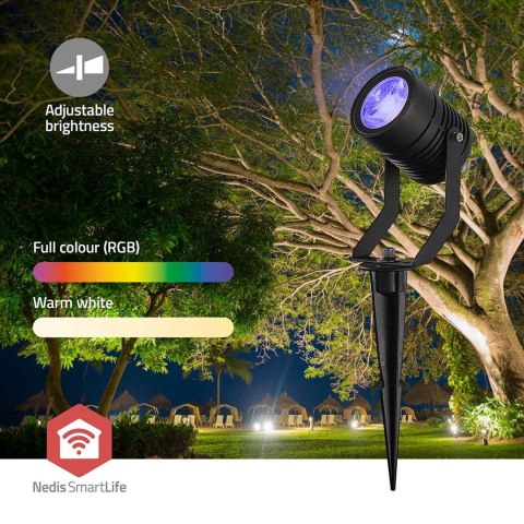 Lampa zewnętrzna Nedis ZBLOS10RGBW3 Smartlife RGB Zigbee 3.0 3W 3-pack Lampa zewnętrzna Nedis ZBLOS10RGBW3 Smartlife RGB Zigbee 3.0 3W 3-pack