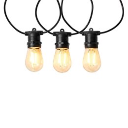 Oświetlenie LED dekoracyjne Wi-Fi Party-Lichter Warmweiss 10 LED's 9.00 m Android™ / IOS Lampendurchmesser: 45 mm