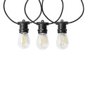 Oświetlenie LED dekoracyjne Wi-Fi Party-Lichter Warmweiss 10 LED's 9.00 m Android™ / IOS Lampendurchmesser: 45 mm