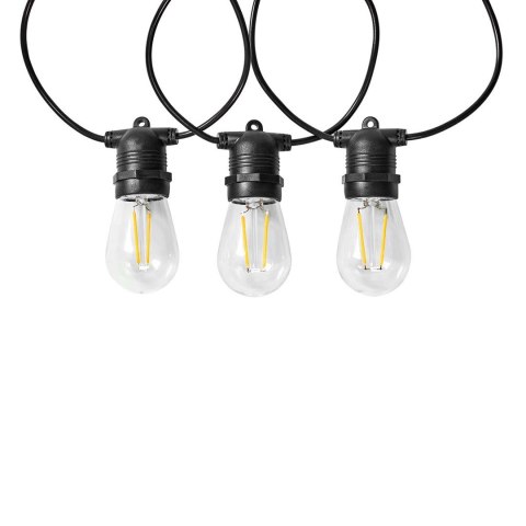 Oświetlenie LED dekoracyjne Wi-Fi Party-Lichter Warmweiss 10 LED's 9.00 m Android™ / IOS Lampendurchmesser: 45 mm Oświetlenie LED dekoracyjne Wi-Fi Party-Lichter Warmweiss 10 LED's 9.00 m Android™ / IOS Lampendurchmesser: 45 mm