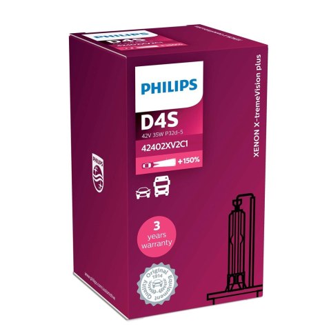 Żarówka Philips Xenon D4S Xtreme Vision Żarówka Philips Xenon D4S Xtreme Vision