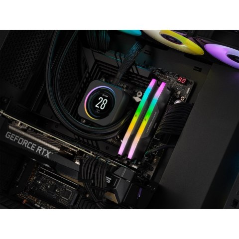 Corsair Vengeance RGB CMH32GX5M2E6000C36 moduł pamięci 32 GB 2 x 16 GB DDR5 6000 MHz Corsair Vengeance RGB CMH32GX5M2E6000C36 moduł pamięci 32 GB 2 x 16 GB DDR5 6000 MHz