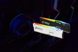 KINGSTON DDR5 32GB 6000MT/s CL30 DIMM FURY Beast White RGB XMP