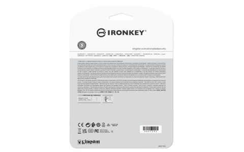 Kingston Technology IronKey Locker+ 50 pamięć USB 128 GB USB Typu-A 3.2 Gen 1 (3.1 Gen 1) Srebrny Kingston Technology IronKey Locker+ 50 pamięć USB 128 GB USB Typu-A 3.2 Gen 1 (3.1 Gen 1) Srebrny