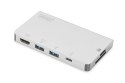 Digitus Wieloportowa podróżna stacja dokująca USB Type-C™, 6 portów