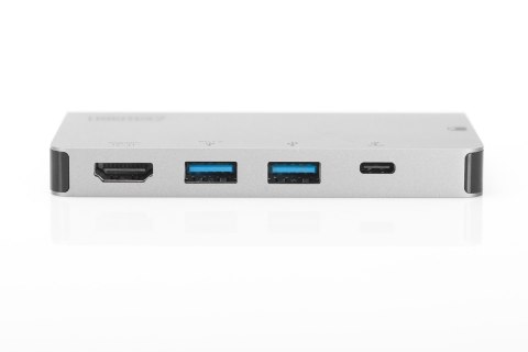 Digitus Wieloportowa podróżna stacja dokująca USB Type-C™, 6 portów Digitus Wieloportowa podróżna stacja dokująca USB Type-C™, 6 portów