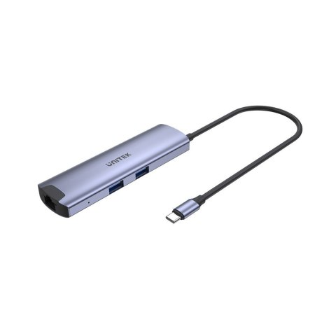 UNITEK H1112F huby i koncentratory USB 3.2 Gen 1 (3.1 Gen 1) Type-C 5000 Mbit/s Szary UNITEK H1112F huby i koncentratory USB 3.2 Gen 1 (3.1 Gen 1) Type-C 5000 Mbit/s Szary