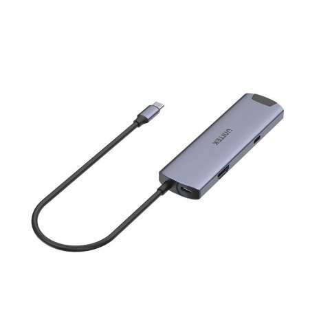 UNITEK H1112F huby i koncentratory USB 3.2 Gen 1 (3.1 Gen 1) Type-C 5000 Mbit/s Szary UNITEK H1112F huby i koncentratory USB 3.2 Gen 1 (3.1 Gen 1) Type-C 5000 Mbit/s Szary