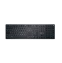 Klawiatura bezprzewodowa X Ultra Low Profile/Cordless USB czarna Niemcy