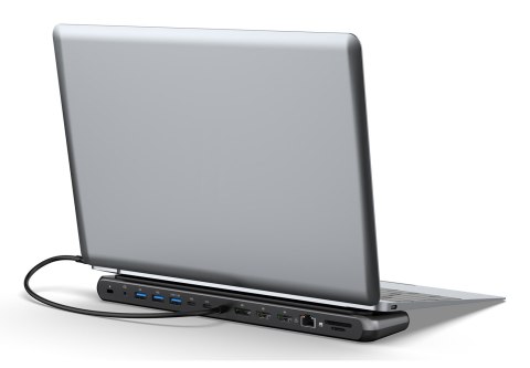 Stacja dokująca USB-C 12 portowa, max. 8K/30Hz z HDR, HDMI, DP, max. 3 monitory (MST), USB-C 3.2 Gen2, Gigabit Ethernet, SD/Micr Stacja dokująca USB-C 12 portowa, max. 8K/30Hz z HDR, HDMI, DP, max. 3 monitory (MST), USB-C 3.2 Gen2, Gigabit Ethernet, SD/Micr