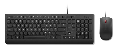 Podstawowe Lenovo | Kombinacja klawiatury i myszy | Przewodowe | Euro amerykańskie | Czarny Podstawowe Lenovo | Kombinacja klawiatury i myszy | Przewodowe | Euro amerykańskie | Czarny