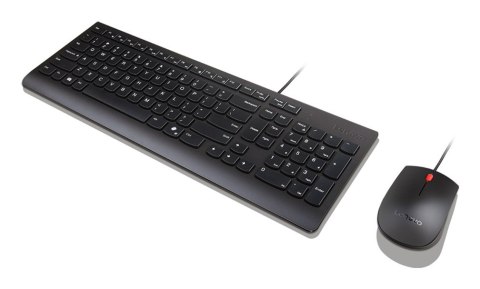 Podstawowe Lenovo | Kombinacja klawiatury i myszy | Przewodowe | Euro amerykańskie | Czarny Podstawowe Lenovo | Kombinacja klawiatury i myszy | Przewodowe | Euro amerykańskie | Czarny