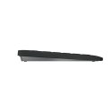 CHERRY Stream klawiatura Uniwersalne RF Bezprzewodowy + USB QWERTZ Niemiecki Czarny