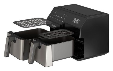 Frytkownica beztłuszczowa Black+Decker Dual Basket BXAF9000E Frytkownica beztłuszczowa Black+Decker Dual Basket BXAF9000E