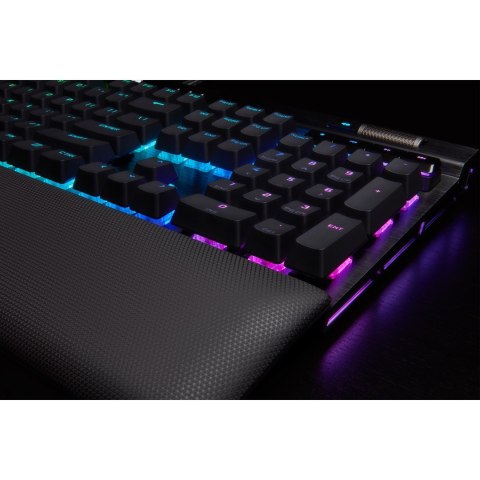 Klawiatura Gamingowa Corsair K100 RGB, Corsair OPX, LED RGB - Czarna Klawiatura Gamingowa Corsair K100 RGB, Corsair OPX, LED RGB - Czarna
