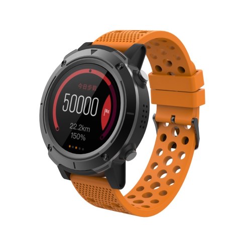 Smartwatch Bluetooth Denver SW-510 GPS czarny z pomarańczowym paskiem Smartwatch Bluetooth Denver SW-510 GPS czarny z pomarańczowym paskiem