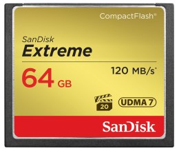 Karta pamięci Compactflash SanDisk Extreme 64GB 120/85 MB/s