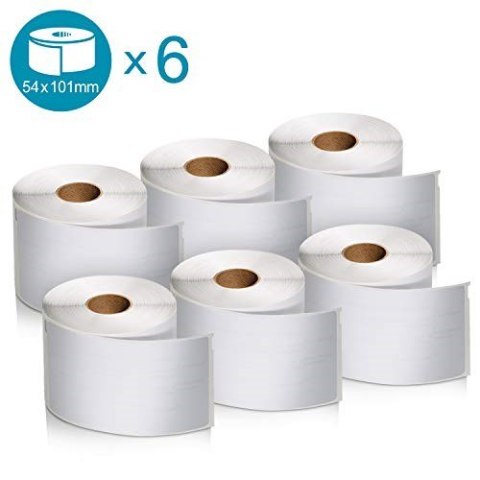 Etykiety adresowe Advantage Pack 6 rolek po 220 etykiet 54x101 białe Etykiety adresowe Advantage Pack 6 rolek po 220 etykiet 54x101 białe