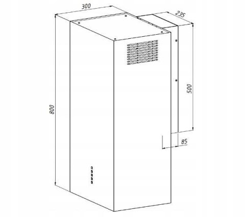 Okap kominowy AKPO WK-4 CUBERA WL CZARNY MAT T520 M3 / CZARNY FILTR ALUMINIOWY Okap kominowy AKPO WK-4 CUBERA WL CZARNY MAT T520 M3 / CZARNY FILTR ALUMINIOWY