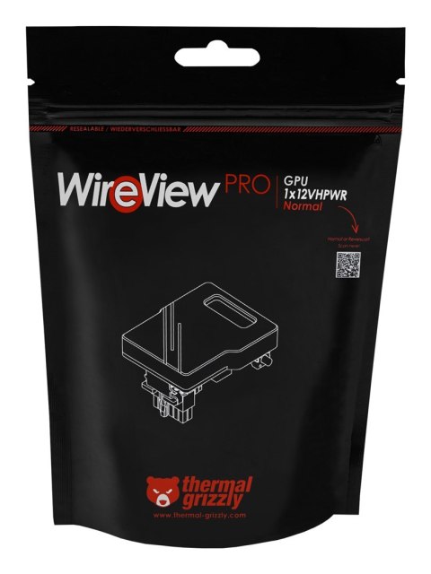 Termiczna karta graficzna Grizzly WireView 90 Pro, 1x12VHPWR - Normalna Termiczna karta graficzna Grizzly WireView 90 Pro, 1x12VHPWR - Normalna