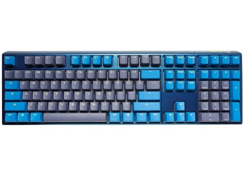 Klawiatura gamingowa Ducky One 3 Daybreak RGB Gaming USB Niemiecki Czarny, Niebieski, Zielony Klawiatura gamingowa Ducky One 3 Daybreak RGB Gaming USB Niemiecki Czarny, Niebieski, Zielony