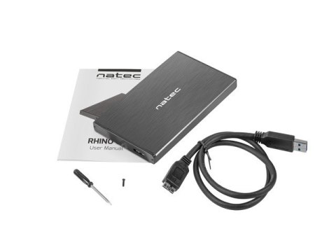 Kieszeń zewnętrzna HDD/SSD Sata Rhino Go 2,5'' USB 3.0