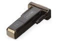 Konwerter / Adapter USB-A 2.0 męski do RS232 (DB9) męski | Chipset Prolific PL2303GT | Mocowanie na śruby | z dodatkowym kablem 