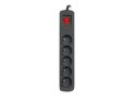 Listwa zasilająca R5 5m 5x230V PL 10A Czarna