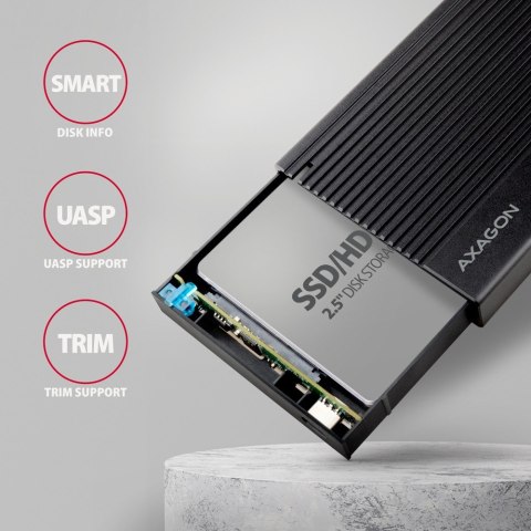 EE25-GTR Obudowa zewnętrzna aluminiowa USB 3.2 Gen 2 - SATA 6G 2.5 cala SSD/HDD
