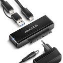 ADSA-FPX Adapter USB-C 10Gbps SATA 6G 2.5/3.5 cala SSD/HDD FASTPORT X, w tym zasilacz, 60cm USB-C/USB-A kabel