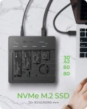 Duplicator (klonowanie 1:3) dla NVMe M.2 SSD IB-4013MCL-C4 4-Bay USB4
