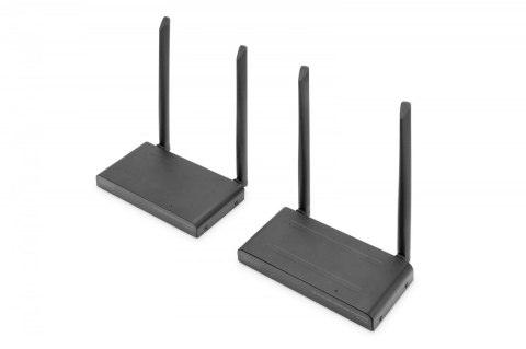 Przedłużacz/Extender KVM HDMI+USB bezprzewodowy 150m UHD 4K60Hz (zestaw)