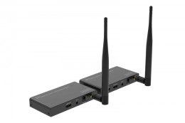 Przedłużacz/Extender splitter HDMI bezprzewodowy 100m 1080p 60Hz FHD 5GHz HDCP 1.3 (zestaw)