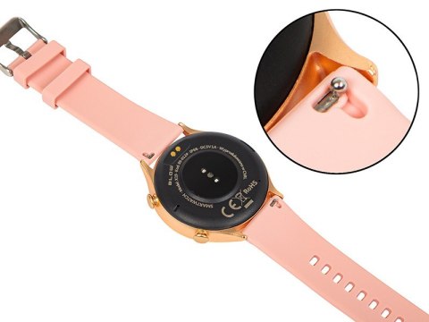 Smartwatch X19 Bluetooth różowy