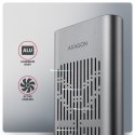 EEM2-20GD Obudowa zewnętrzna aluminiowa USB-C 3.2 Gen2x2, Dual NVMe M.2 SSD 20gbps, Clone Master