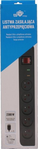 Energy Listwa Antyprzepięciowa x5,1.5m