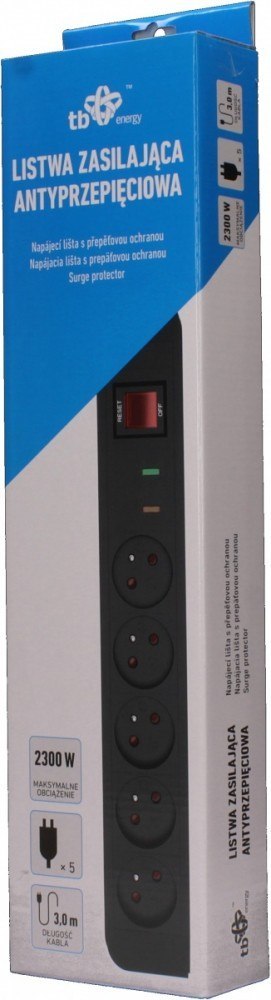 Energy Listwa Antyprzepięciowa x5,3m