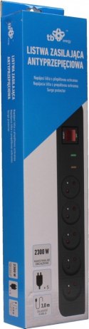 Energy Listwa Antyprzepięciowa x5,3m